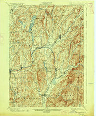 Cambridge New York Historical topographic map, 1:62500 scale, 15 X 15 Minute, Year 1901