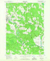 Camden East New York Historical topographic map, 1:24000 scale, 7.5 X 7.5 Minute, Year 1955