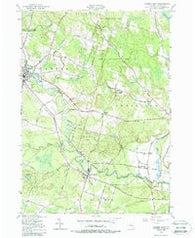Camden East New York Historical topographic map, 1:24000 scale, 7.5 X 7.5 Minute, Year 1955