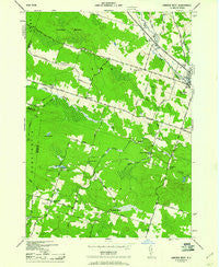 Camden West New York Historical topographic map, 1:24000 scale, 7.5 X 7.5 Minute, Year 1943