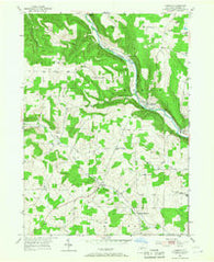 Cameron New York Historical topographic map, 1:24000 scale, 7.5 X 7.5 Minute, Year 1953