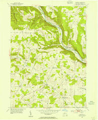 Cameron New York Historical topographic map, 1:24000 scale, 7.5 X 7.5 Minute, Year 1953