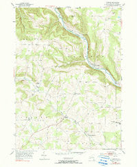 Cameron New York Historical topographic map, 1:24000 scale, 7.5 X 7.5 Minute, Year 1953