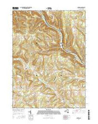 Cameron New York Current topographic map, 1:24000 scale, 7.5 X 7.5 Minute, Year 2016