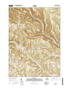 Cameron New York Current topographic map, 1:24000 scale, 7.5 X 7.5 Minute, Year 2016