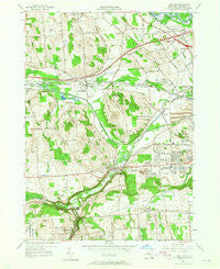 Camillus New York Historical topographic map, 1:24000 scale, 7.5 X 7.5 Minute, Year 1955