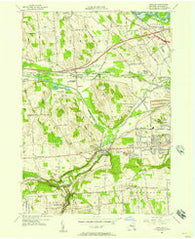 Camillus New York Historical topographic map, 1:24000 scale, 7.5 X 7.5 Minute, Year 1955