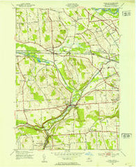 Camillus New York Historical topographic map, 1:24000 scale, 7.5 X 7.5 Minute, Year 1943