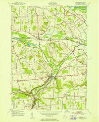 Camillus New York Historical topographic map, 1:24000 scale, 7.5 X 7.5 Minute, Year 1943