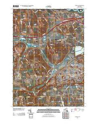 Camillus New York Historical topographic map, 1:24000 scale, 7.5 X 7.5 Minute, Year 2011