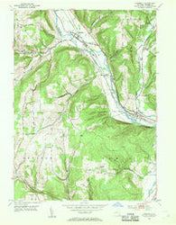 Campbell New York Historical topographic map, 1:24000 scale, 7.5 X 7.5 Minute, Year 1953