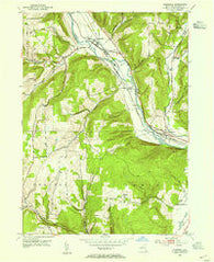 Campbell New York Historical topographic map, 1:24000 scale, 7.5 X 7.5 Minute, Year 1953