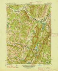 Canaan New York Historical topographic map, 1:31680 scale, 7.5 X 7.5 Minute, Year 1947