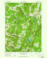 Canaan New York Historical topographic map, 1:24000 scale, 7.5 X 7.5 Minute, Year 1959