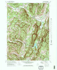 Canaan New York Historical topographic map, 1:25000 scale, 7.5 X 7.5 Minute, Year 1973