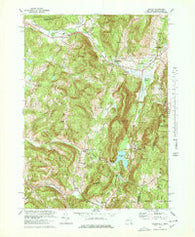 Canaan New York Historical topographic map, 1:25000 scale, 7.5 X 7.5 Minute, Year 1973