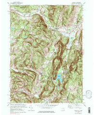 Canaan New York Historical topographic map, 1:24000 scale, 7.5 X 7.5 Minute, Year 1973