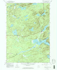 Canada Lake New York Historical topographic map, 1:24000 scale, 7.5 X 7.5 Minute, Year 1945