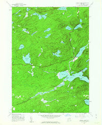 Canada Lake New York Historical topographic map, 1:24000 scale, 7.5 X 7.5 Minute, Year 1945