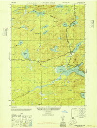 Canada Lake New York Historical topographic map, 1:24000 scale, 7.5 X 7.5 Minute, Year 1946