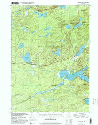 Canada Lake New York Historical topographic map, 1:24000 scale, 7.5 X 7.5 Minute, Year 1997