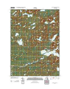 Canada Lake New York Historical topographic map, 1:24000 scale, 7.5 X 7.5 Minute, Year 2013