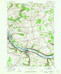 Canajoharie New York Historical topographic map, 1:24000 scale, 7.5 X 7.5 Minute, Year 1944