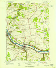 Canajoharie New York Historical topographic map, 1:24000 scale, 7.5 X 7.5 Minute, Year 1944