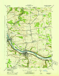 Canajoharie New York Historical topographic map, 1:31680 scale, 7.5 X 7.5 Minute, Year 1946
