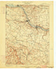 Canajoharie New York Historical topographic map, 1:62500 scale, 15 X 15 Minute, Year 1900