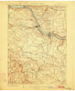 Canajoharie New York Historical topographic map, 1:62500 scale, 15 X 15 Minute, Year 1902