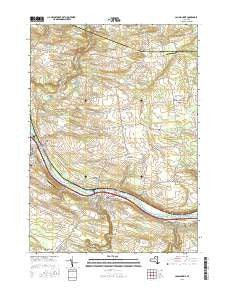 Canajoharie New York Current topographic map, 1:24000 scale, 7.5 X 7.5 Minute, Year 2016