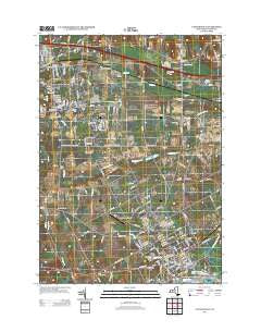 Canandaigua New York Historical topographic map, 1:24000 scale, 7.5 X 7.5 Minute, Year 2013