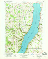 Canandaigua Lake New York Historical topographic map, 1:24000 scale, 7.5 X 7.5 Minute, Year 1951