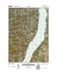 Canandaigua Lake New York Historical topographic map, 1:24000 scale, 7.5 X 7.5 Minute, Year 2013