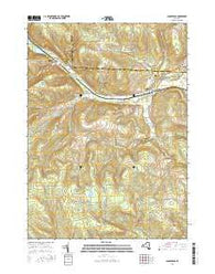 Canaseraga New York Current topographic map, 1:24000 scale, 7.5 X 7.5 Minute, Year 2016