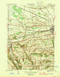 Canastota New York Historical topographic map, 1:31680 scale, 7.5 X 7.5 Minute, Year 1946