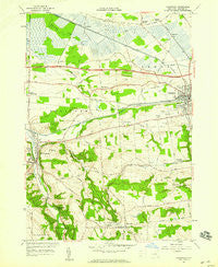 Canastota New York Historical topographic map, 1:24000 scale, 7.5 X 7.5 Minute, Year 1957