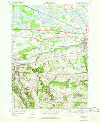 Canastota New York Historical topographic map, 1:24000 scale, 7.5 X 7.5 Minute, Year 1957