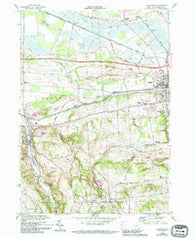Canastota New York Historical topographic map, 1:24000 scale, 7.5 X 7.5 Minute, Year 1957