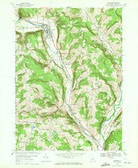 Candor New York Historical topographic map, 1:24000 scale, 7.5 X 7.5 Minute, Year 1969