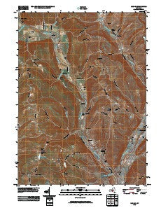 Candor New York Historical topographic map, 1:24000 scale, 7.5 X 7.5 Minute, Year 2010