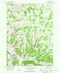 Canisteo New York Historical topographic map, 1:24000 scale, 7.5 X 7.5 Minute, Year 1954