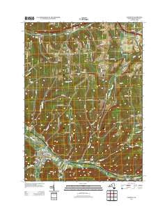 Canisteo New York Historical topographic map, 1:24000 scale, 7.5 X 7.5 Minute, Year 2013
