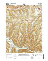 Canisteo New York Current topographic map, 1:24000 scale, 7.5 X 7.5 Minute, Year 2016