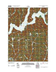 Cannonsville Reservoir New York Historical topographic map, 1:24000 scale, 7.5 X 7.5 Minute, Year 2013