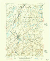 Canton New York Historical topographic map, 1:62500 scale, 15 X 15 Minute, Year 1910