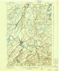 Canton New York Historical topographic map, 1:62500 scale, 15 X 15 Minute, Year 1911