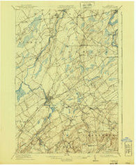 Canton New York Historical topographic map, 1:62500 scale, 15 X 15 Minute, Year 1911