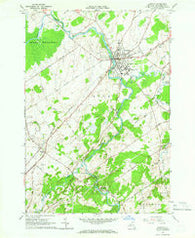 Canton New York Historical topographic map, 1:24000 scale, 7.5 X 7.5 Minute, Year 1964
